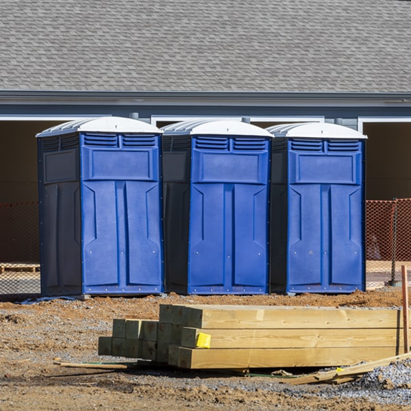 can i customize the exterior of the porta potties with my event logo or branding in Amanda Park